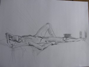 Pencil sketch - practising proportion and same shading/hatching details